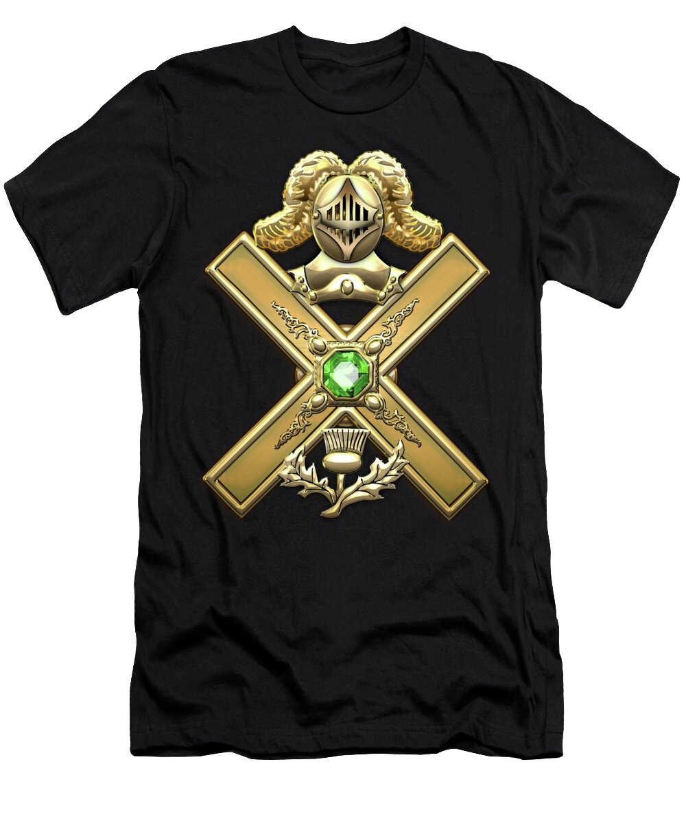 29th Degree Mason Scottish Knight of Saint Andrew Masonic Jewel Serge Averbukh T-Shirt