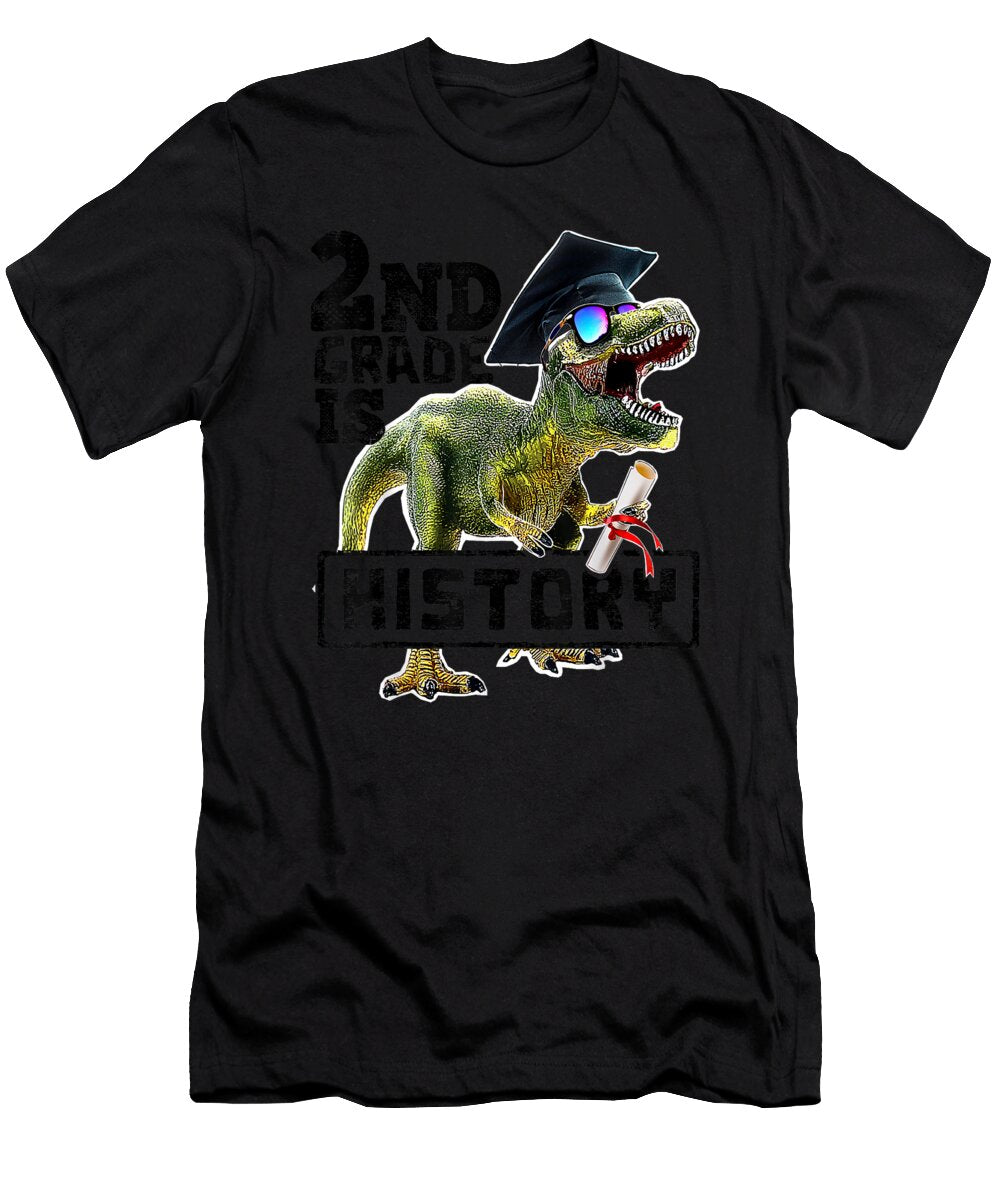 2nd Grade T Rex Last Christmas Ornament Decor Holiday Gift Huy Huynh Trong T-Shirt