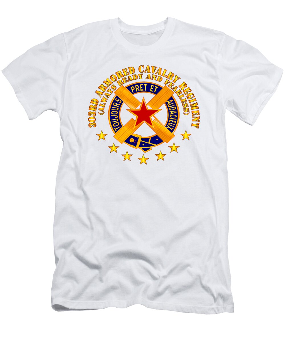 3 303rd Armored Cavalry Regiment Emblem Kenvin Tran T-Shirt