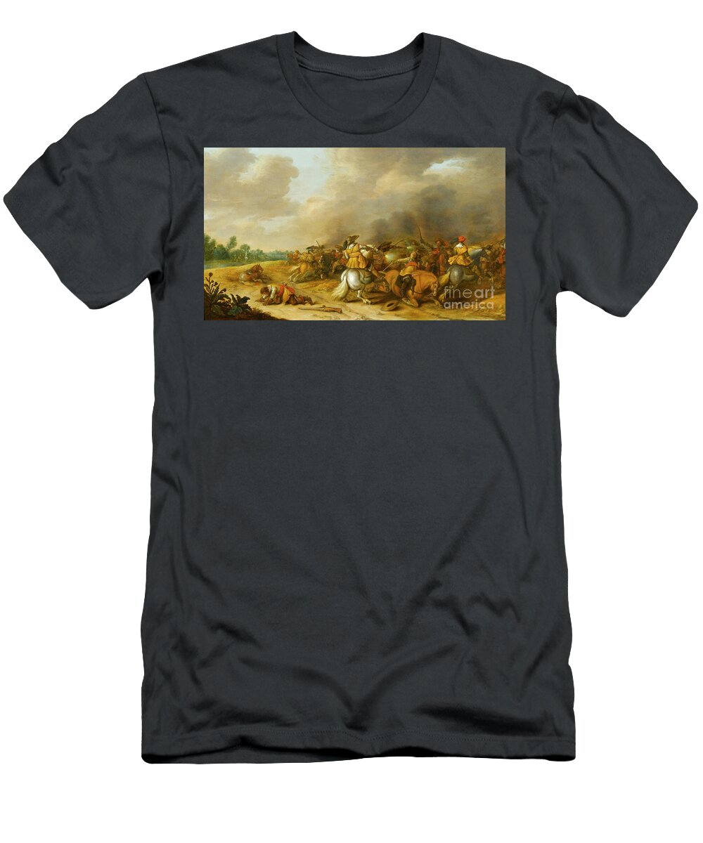 3 a Cavalry Skirmish Palamedes Palamedesz T-Shirt