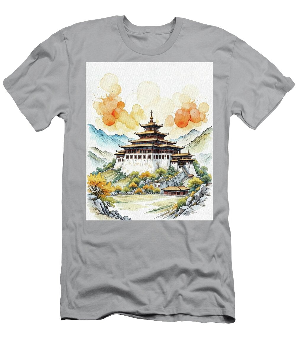 3 Buddhist Architecture Esoterica Art Agency T-Shirt
