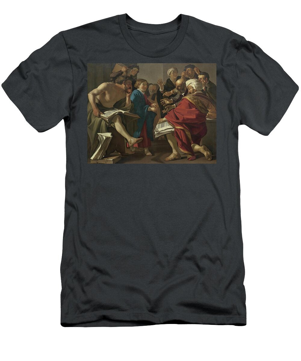 3 Christ Among the Doctors Dirck Van Baburen T-Shirt