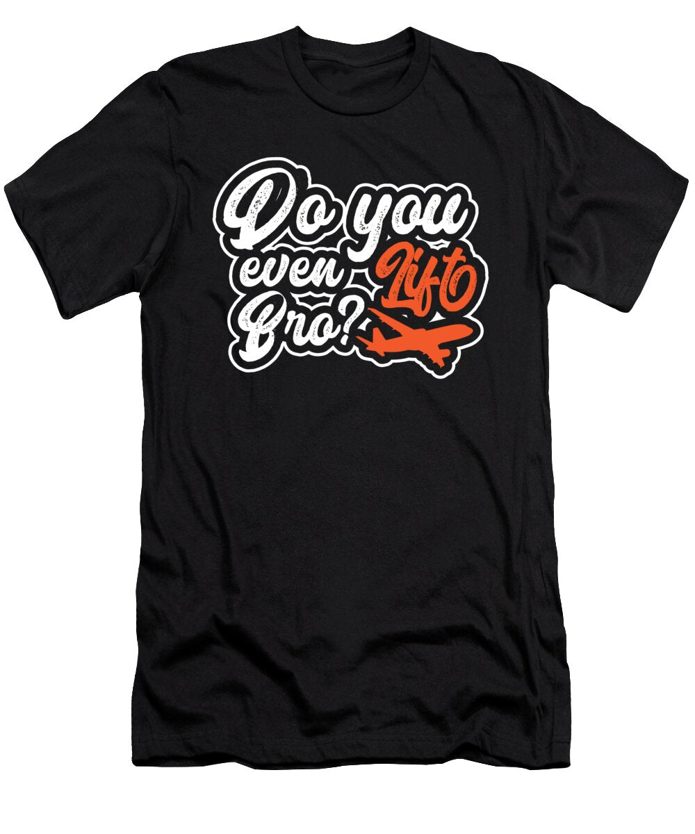 3 Do You Even Lift Bro Gym Shark Fitness Gift Haselshirt T-Shirt