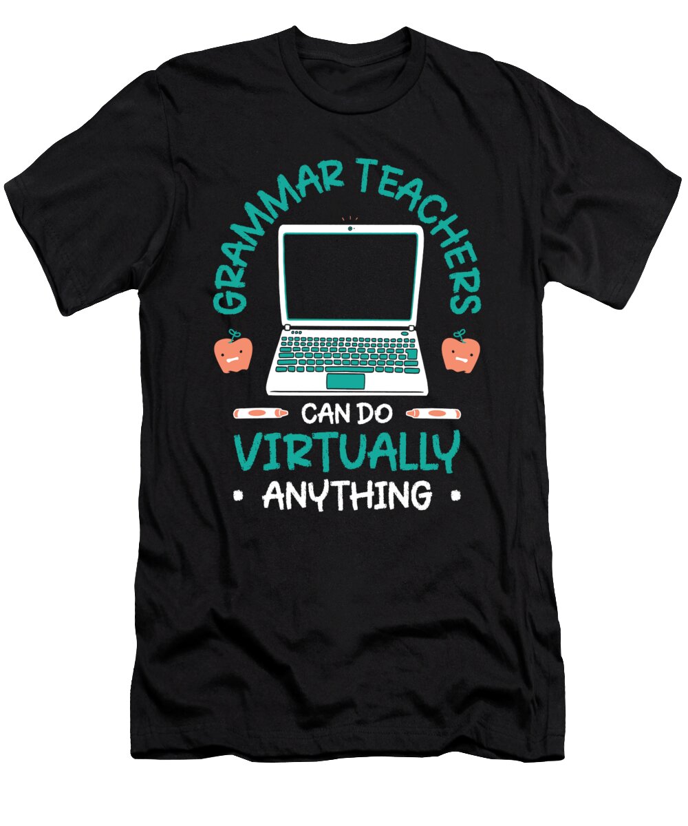 3 English Grammar Teacher Virtual Computer Toms Store T-Shirt