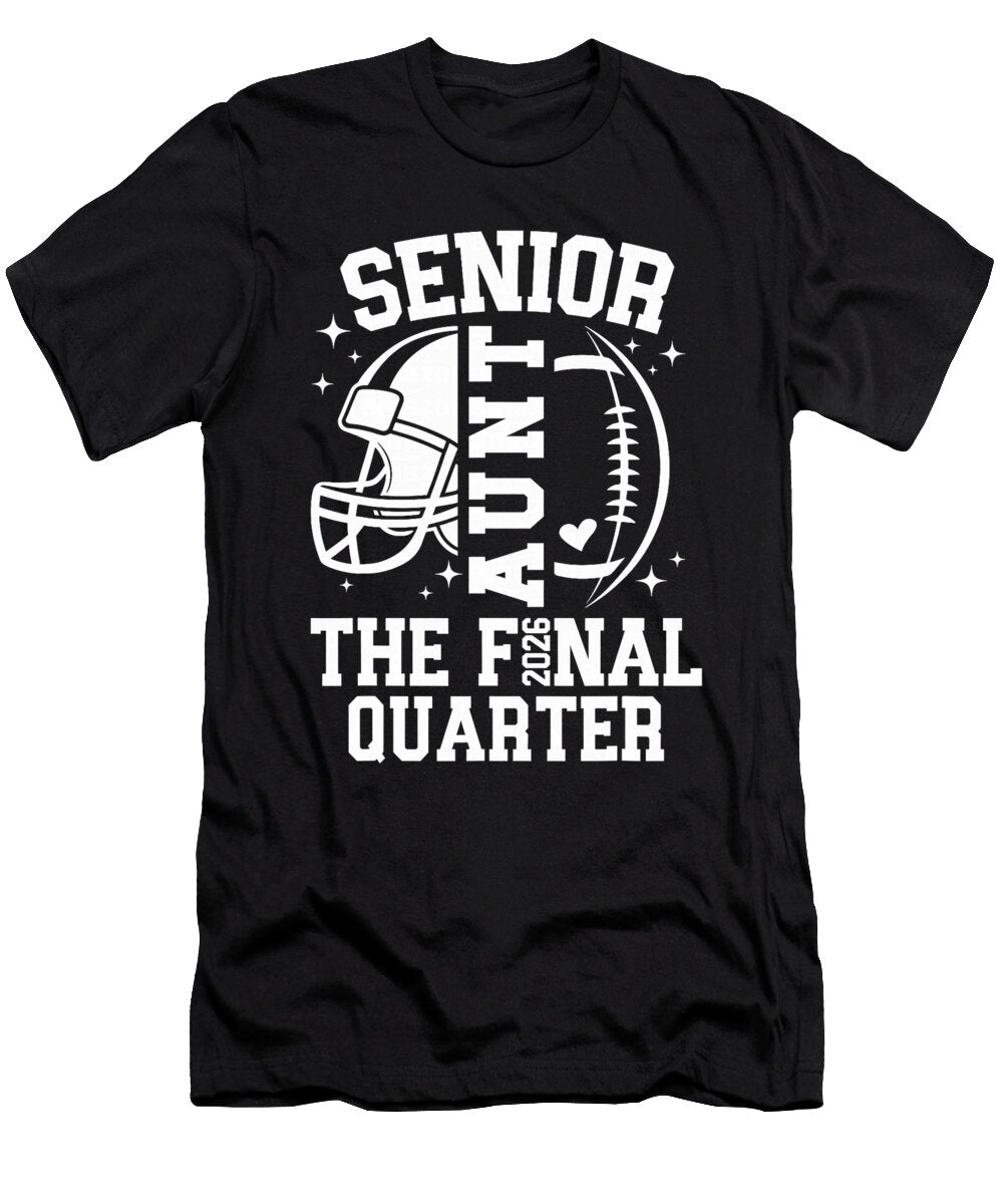 3 Football Senior Aunt 2026 Football Senior Auntie Coami Tacti T-Shirt