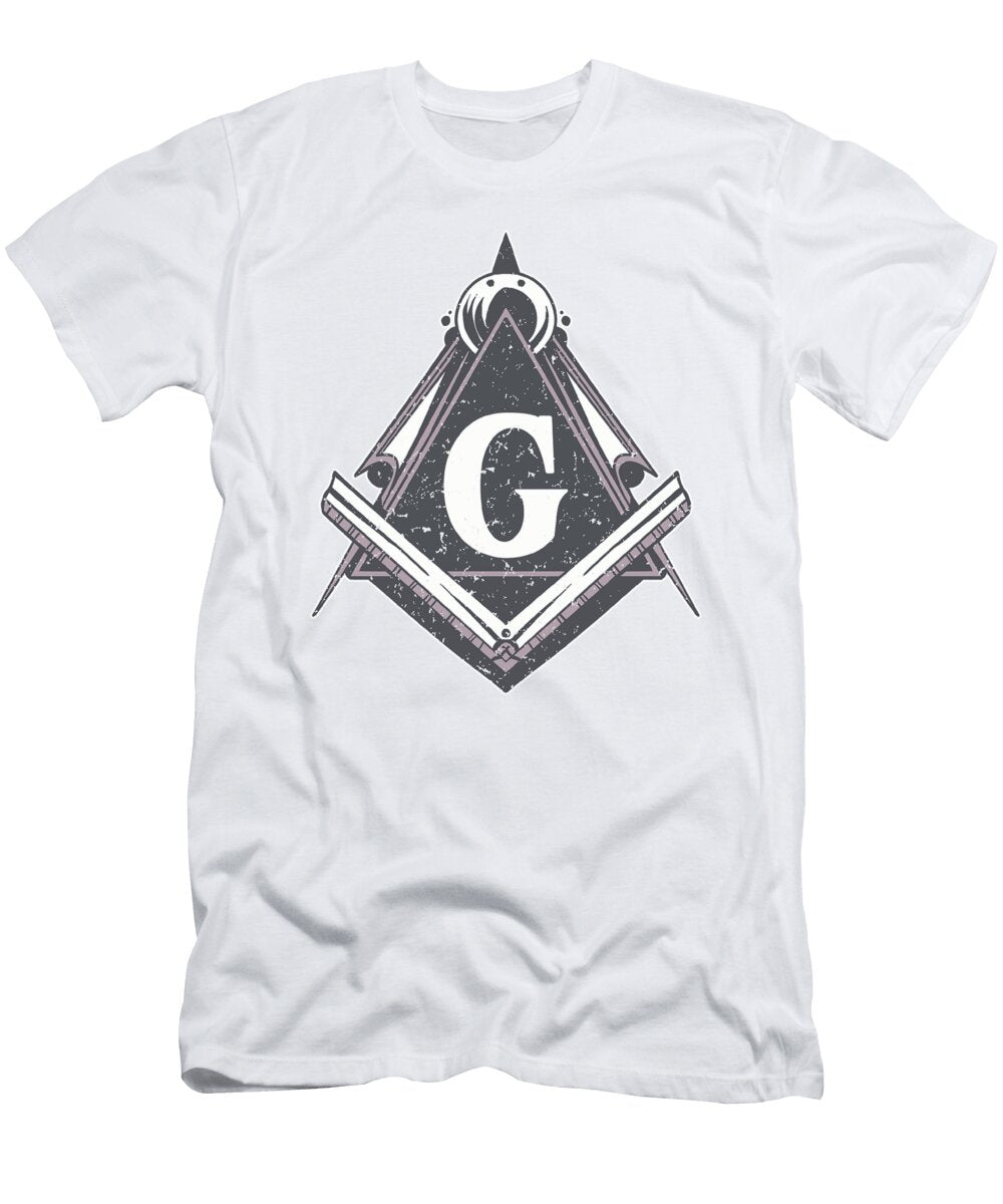 3 Freemasonry Symbol Pocket Mason Florian Dold Art T-Shirt