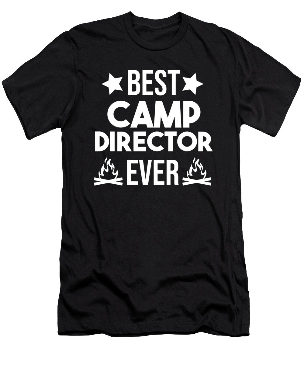 3 Funny Camp Director Camping Campfire Beer Camper Teequeen2603 T-Shirt