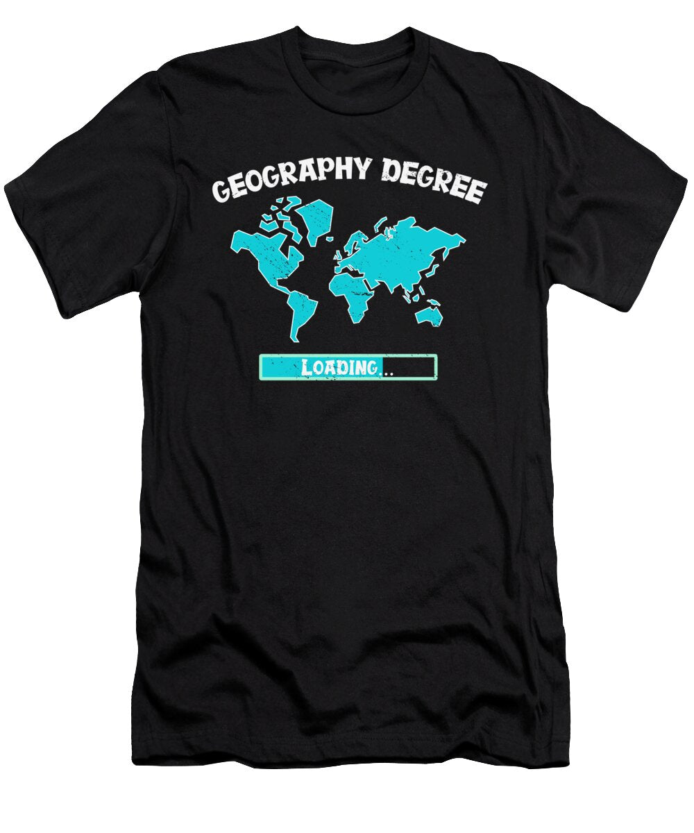 3 Geography Degree Loading Teacher Student Toms Store T-Shirt