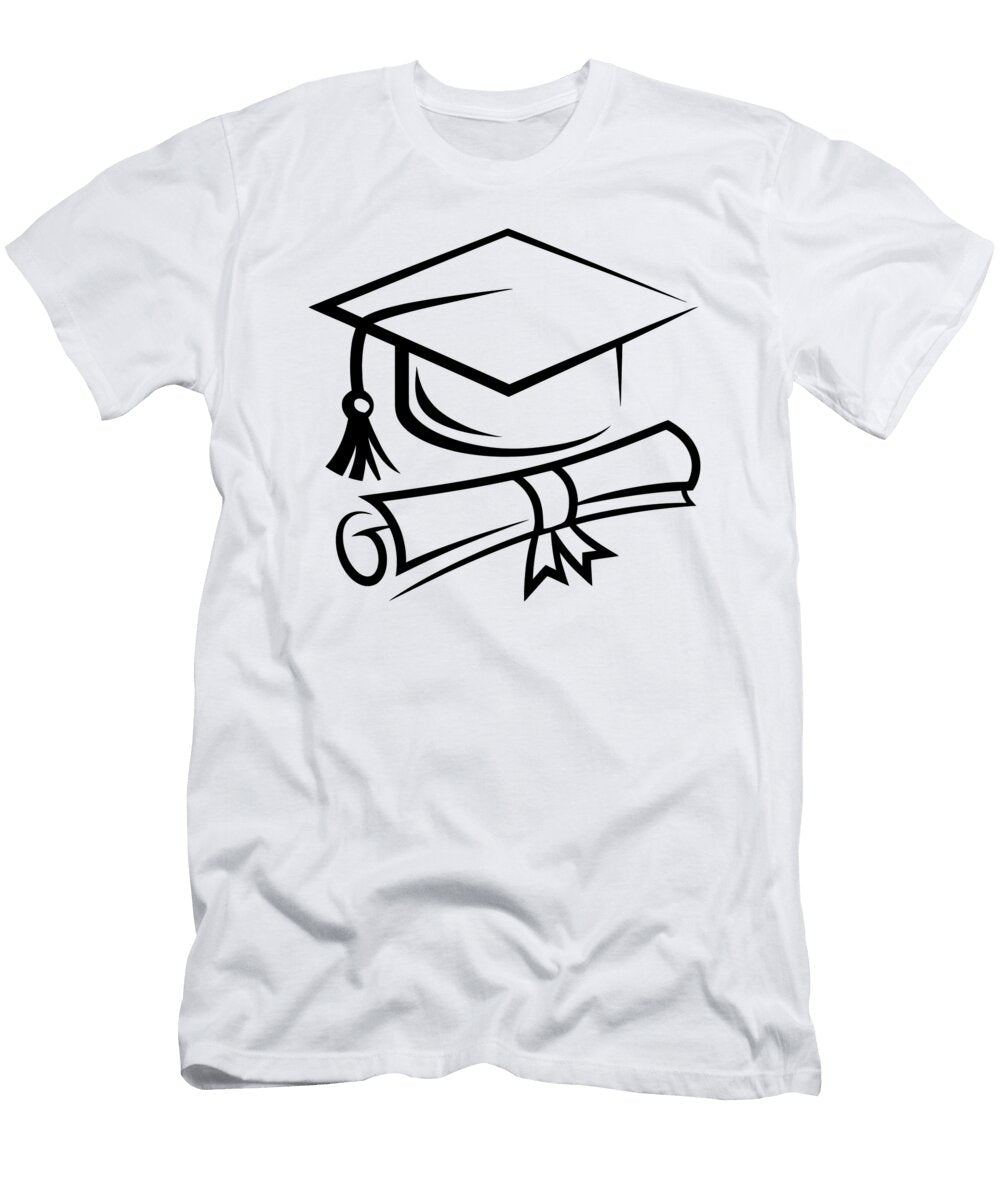 3 Graduation Cap and Diploma Joanna Redesiuk T-Shirt