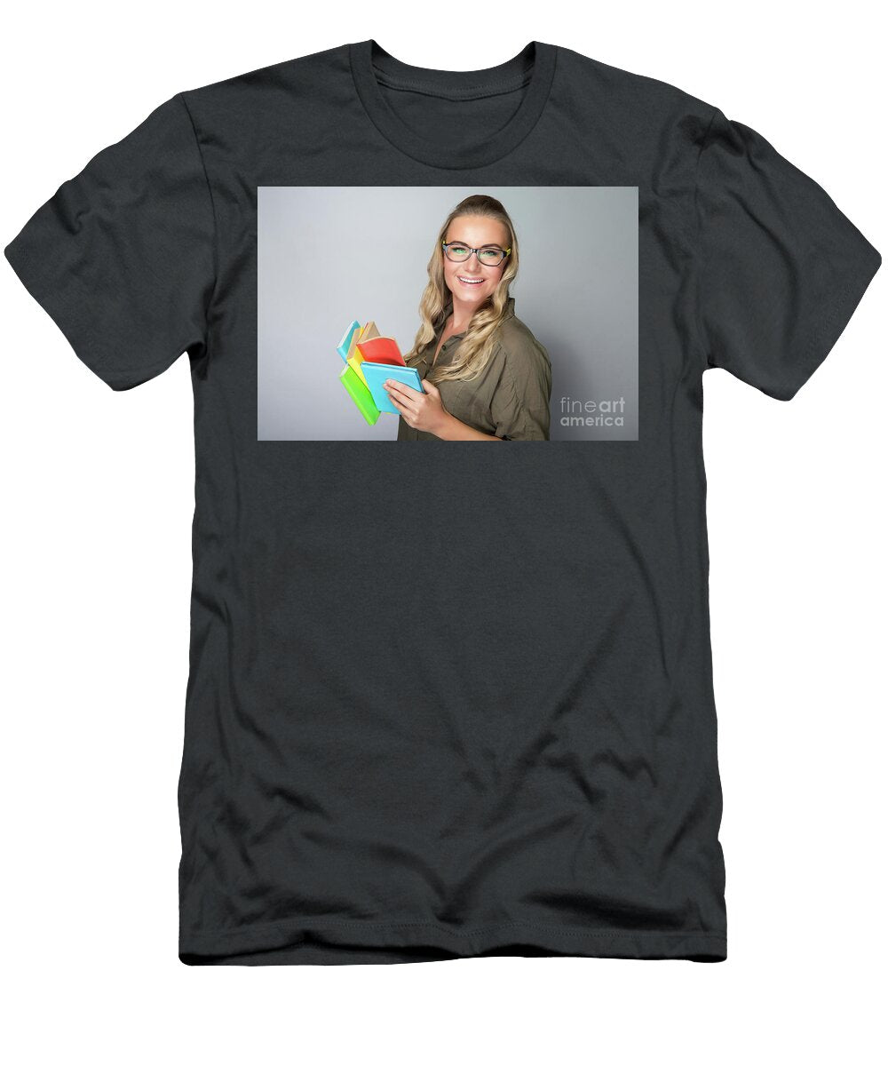 3 Happy Student Girl Anna Omelchenko T-Shirt