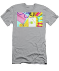 3 Health and Fitness Concept on Modern Colorful Background Milleflore Images T-Shirt