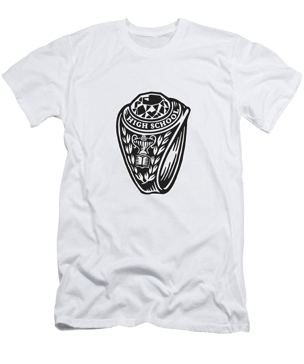 3 High School Class Ring Csa Images T-Shirt