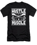 3 Hustle for That Muscle Gym Fitness Lifting Weights Toms Store T-Shirt