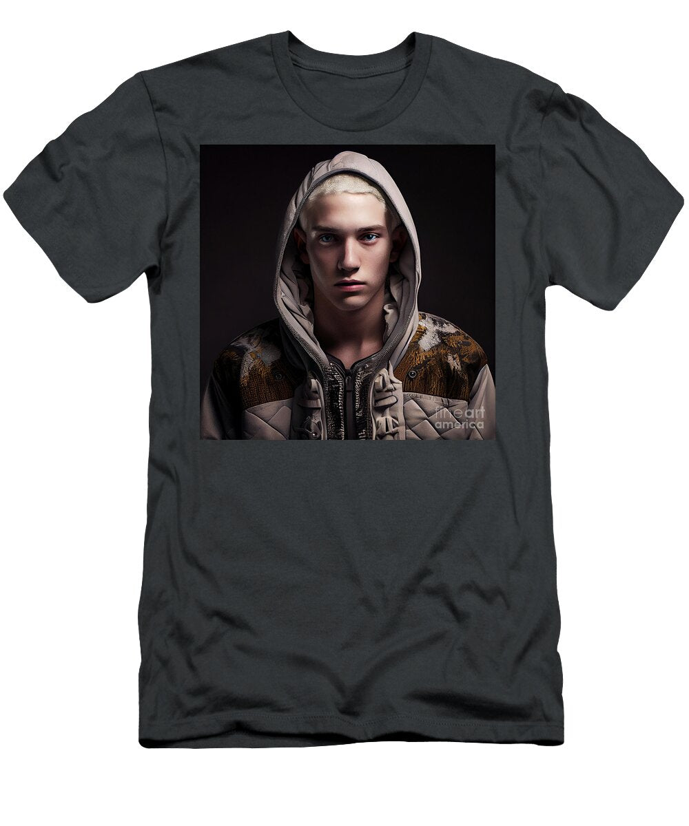 3 in a Distant Future Eminem As a Fashion Model By Asar Studios Celestial Images T-Shirt