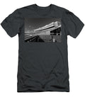 3 Jones Att Stadium At Texas Tech University in Black and White Eldon Mcgraw T-Shirt