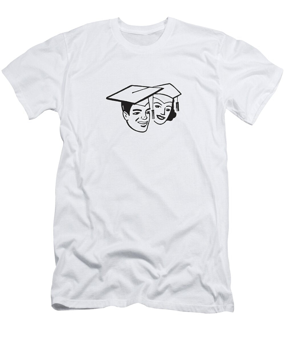 3 Male and Female Graduate Csa Images T-Shirt