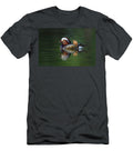 3 Mandarin Duck Male Swimming on Water in the Beijing Area Staffan Widstrand Wild Wonders of China Natureplcom T-Shirt