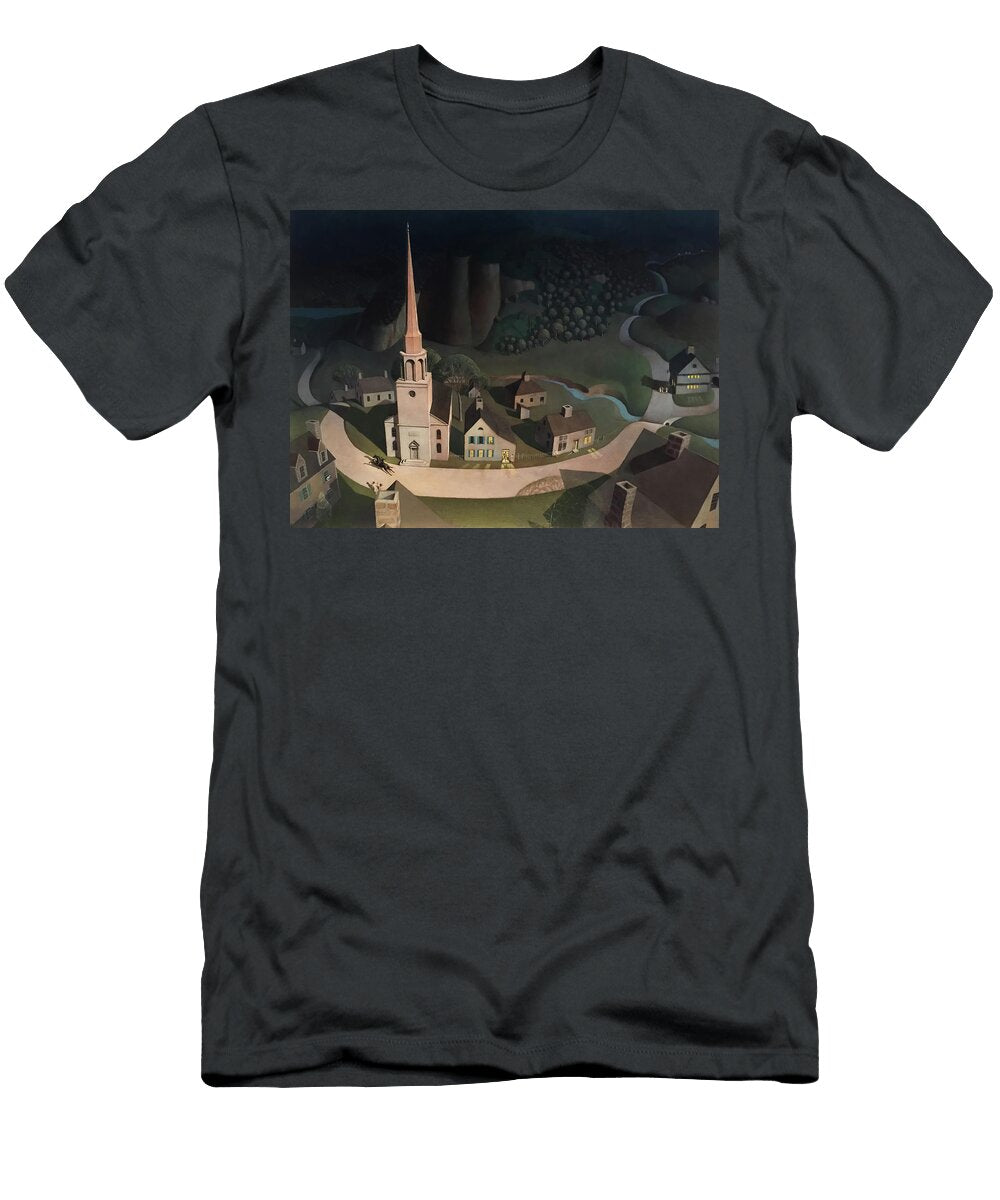 3 Midnight Ride of Paul Revere Grant Wood T-Shirt