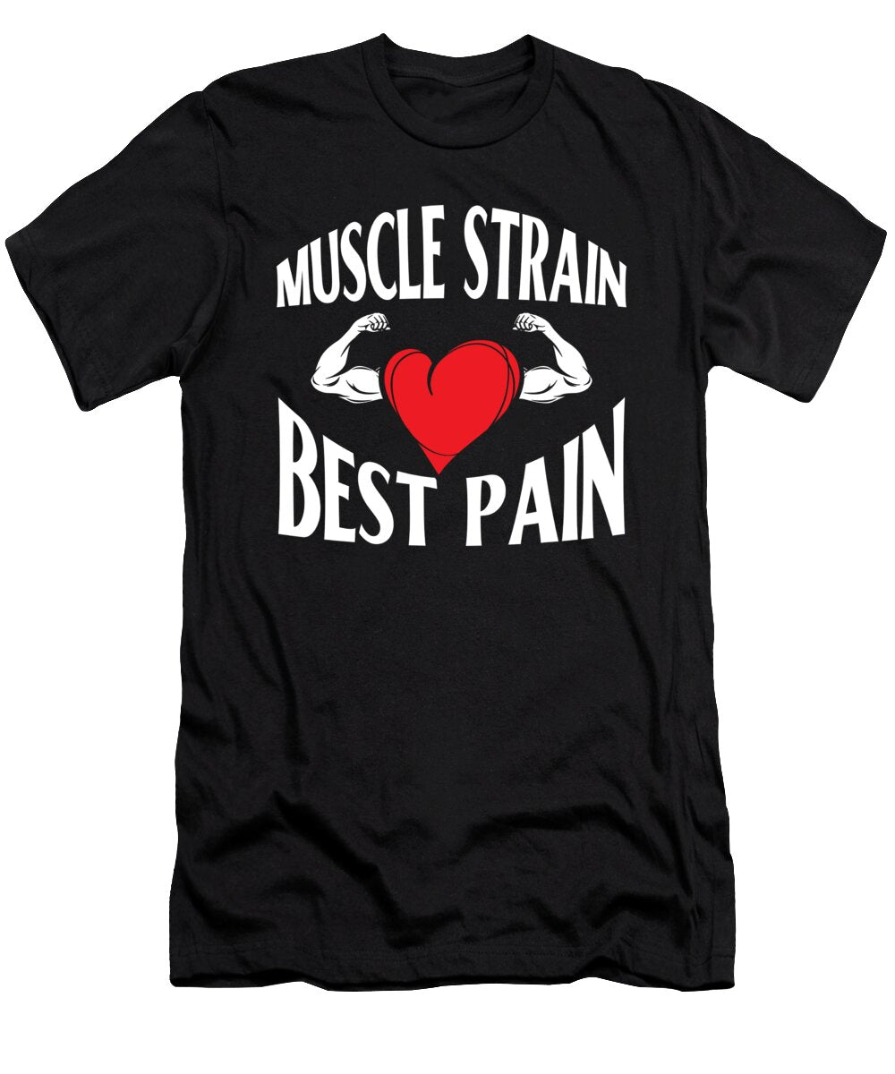 3 Muscle Strain Fitness Gym Pain Bodybuilding Fitness Toms Store T-Shirt