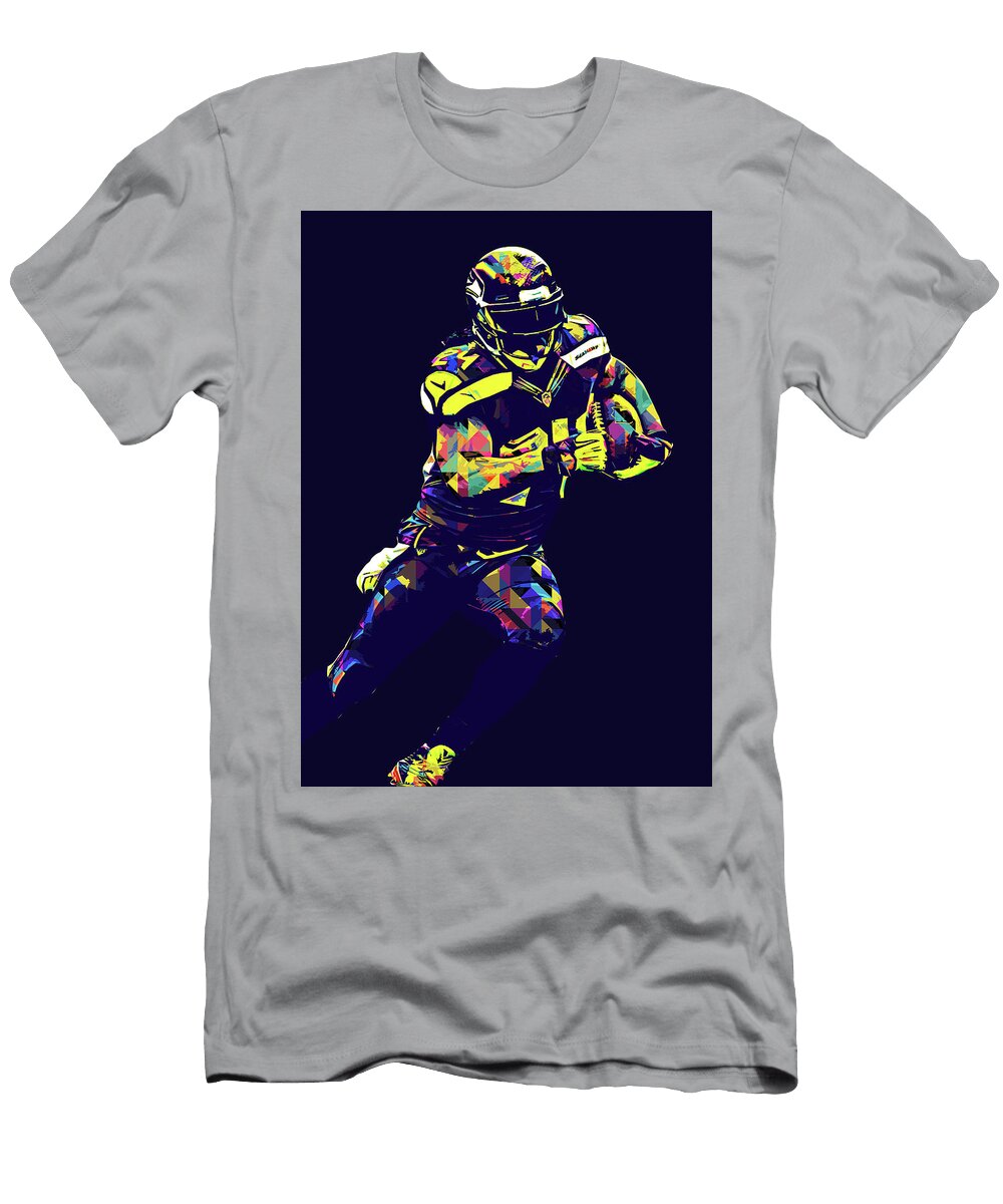 3 Player Seattle Seahawks Player Marshawn Lynch Marshawnlynch Marshawn Lynch Marshawnterrelllynch Mars Wrenn Huber T-Shirt