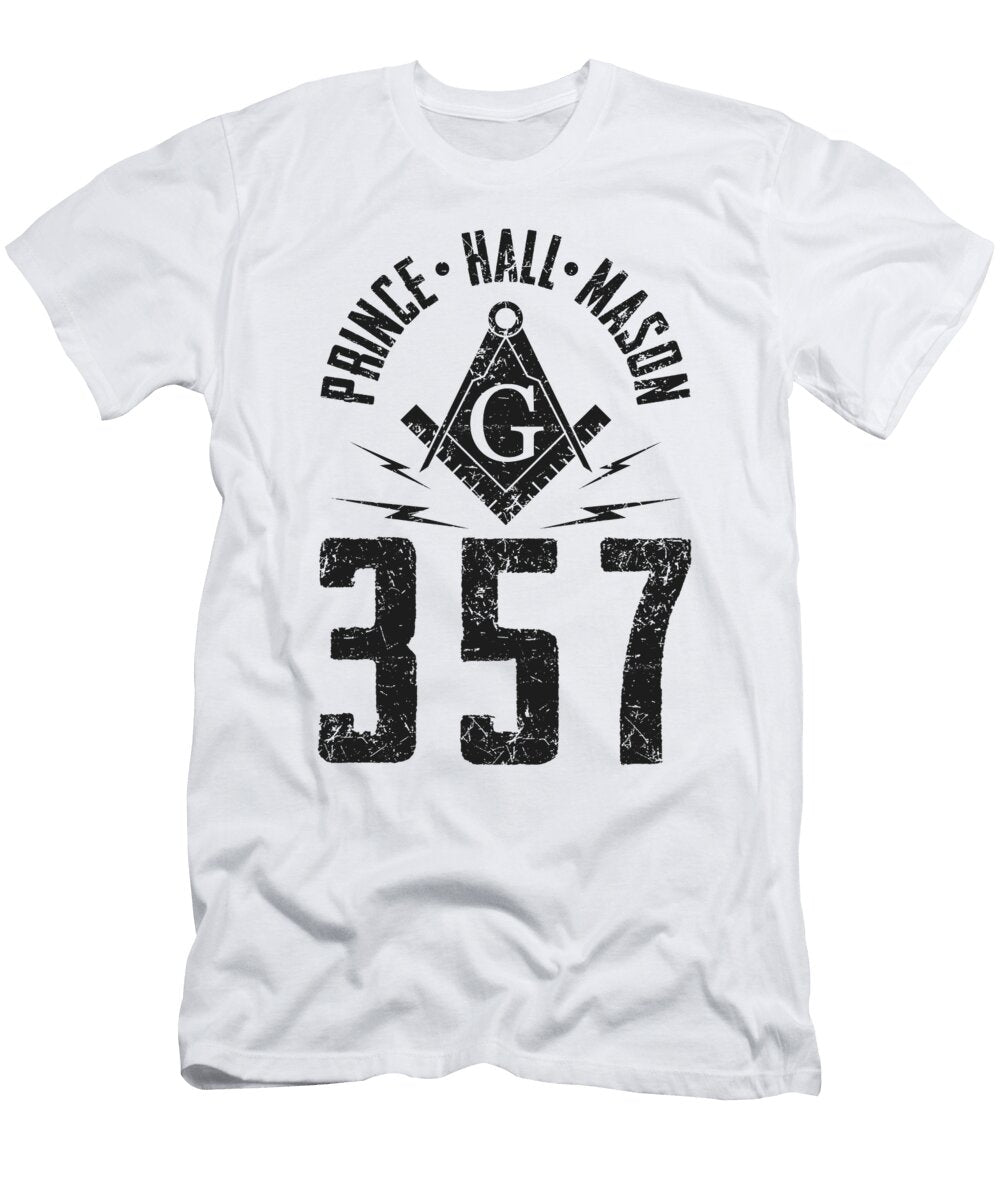 3 Prince Hall Mason 357 Freemasonry Sign Mason Florian Dold Art T-Shirt