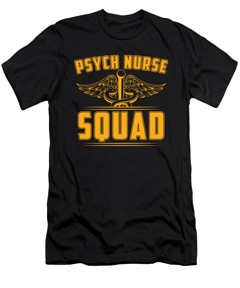 3 Psychology Mental Health Psychologist Crazy Squirrel T-Shirt