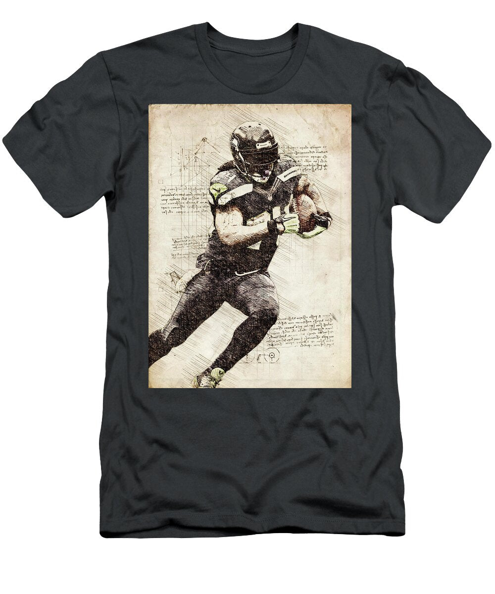 3 Seattle Seahawks Player Marshawn Lynch Marshawnlynch Marshawn Lynch Marshawnterrelllynch Marshawn Te Wrenn Huber T-Shirt