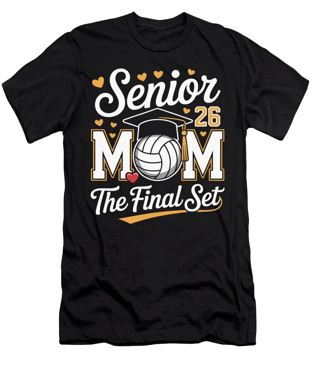 3 Senior Mom Class of 2026 Volleyball the Final Coami Tacti T-Shirt