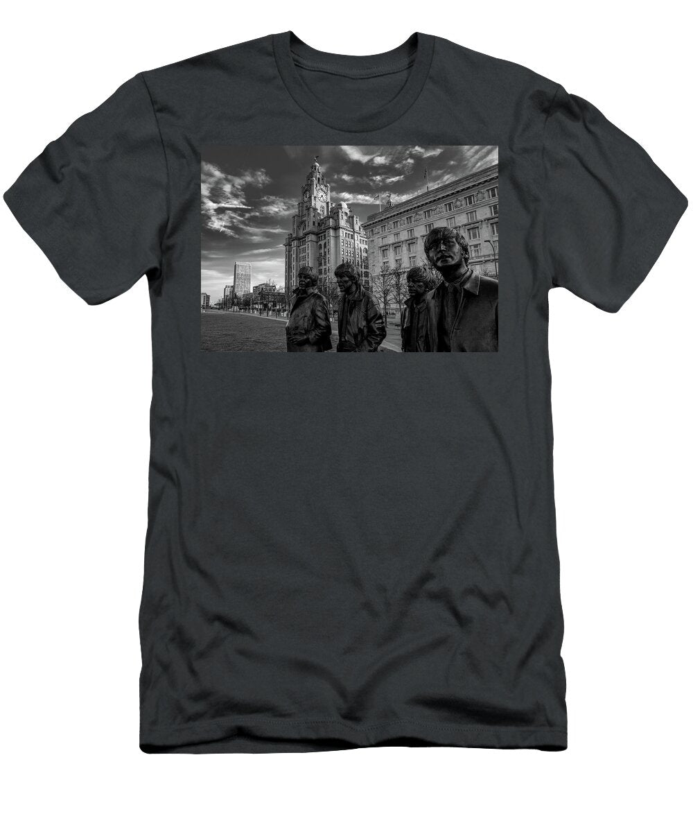 3 the Beatles Liverpool Smart Aviation T-Shirt