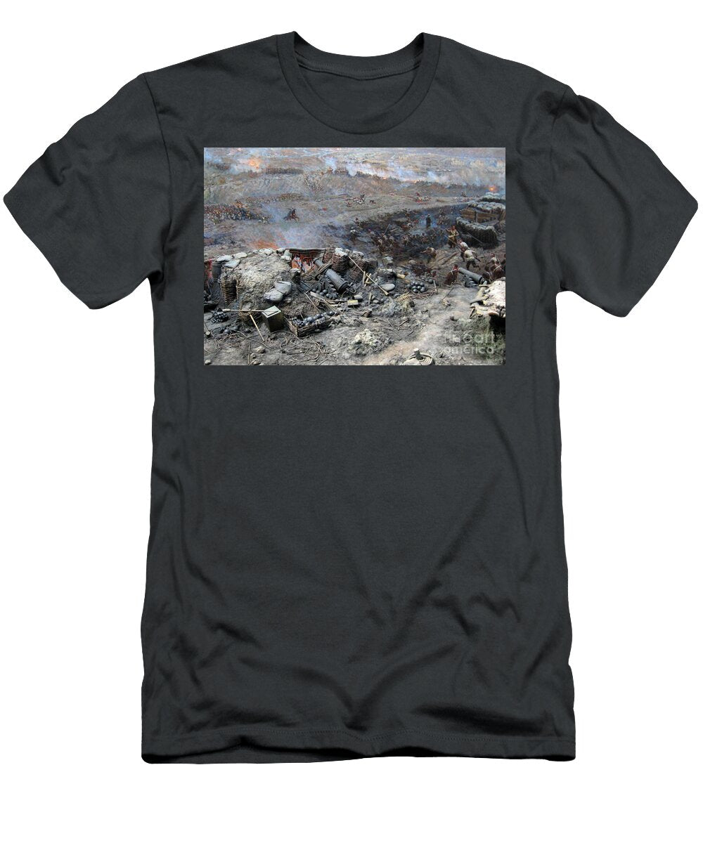 3 the Siege of Sevastopol Panorama Mixed Media Franz Roubaud T-Shirt