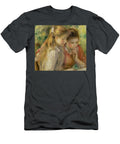 3 Two Girls Reading Pierre Auguste Renoir T-Shirt