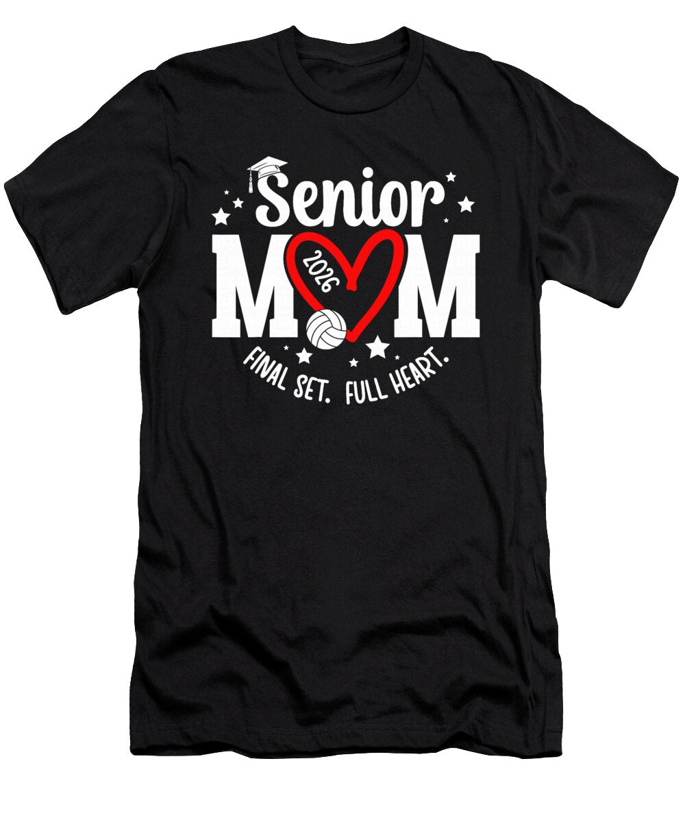 3 Volleyball Senior Mom 2026 Final Set Volleyball Coami Tacti T-Shirt