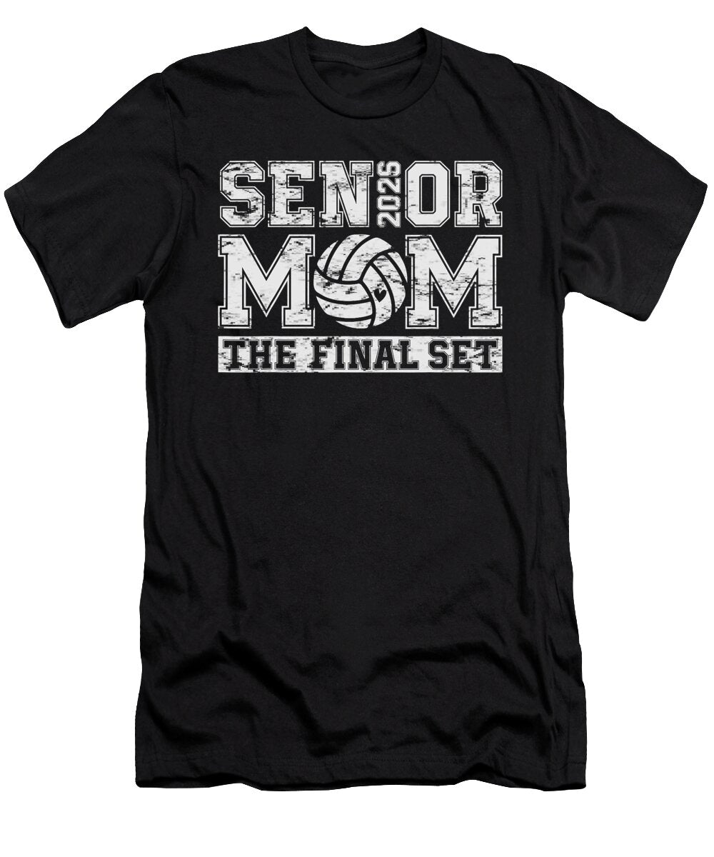 3 Volleyball Senior Mom Class of 2026 Volleyball Coami Tacti T-Shirt