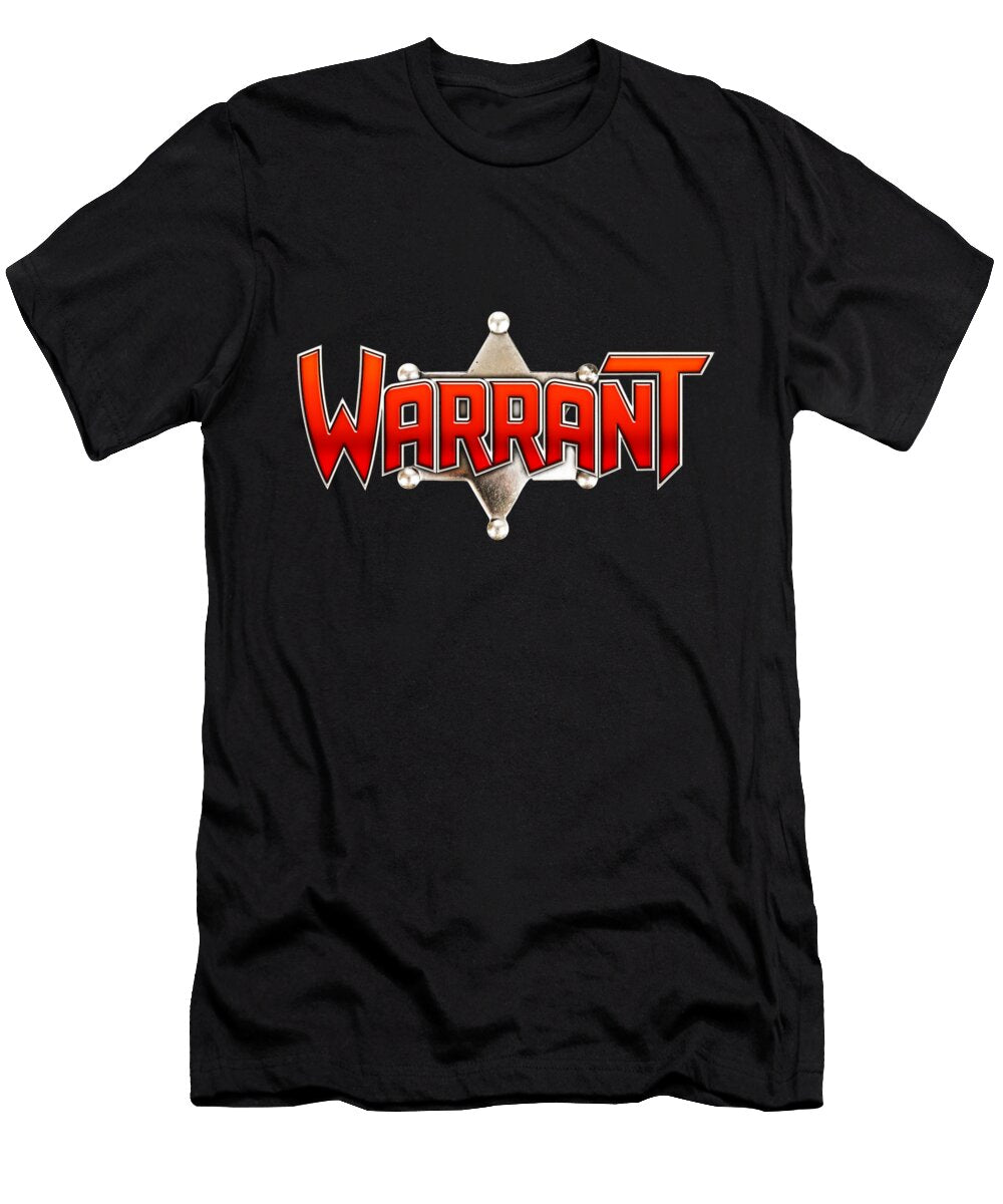 3 Warrant American Glam Metal Band Kenneth Cescoti T-Shirt