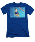 3 Young Woman Doing Water Aerobics in Indoor Pool Sporting Concept Maria Kray T-Shirt
