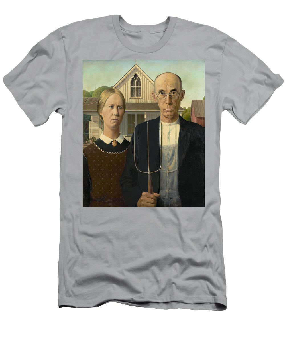 30 American Gothic Grant Wood T-Shirt