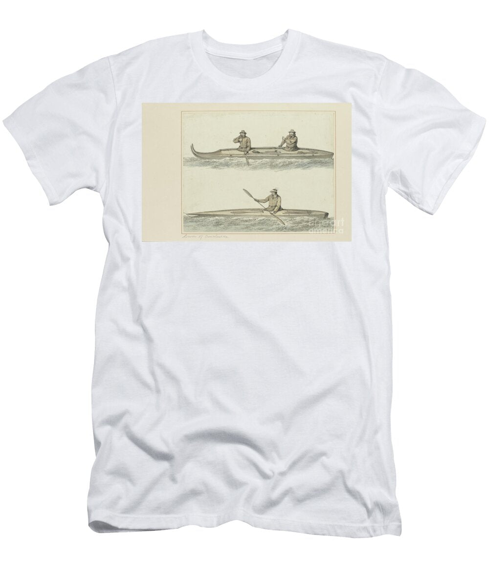 30 Canoes of Oonalashka From a Series of Watercolours Illustrating Captain Cooks Last Voyage C1773 84 John Webber T-Shirt