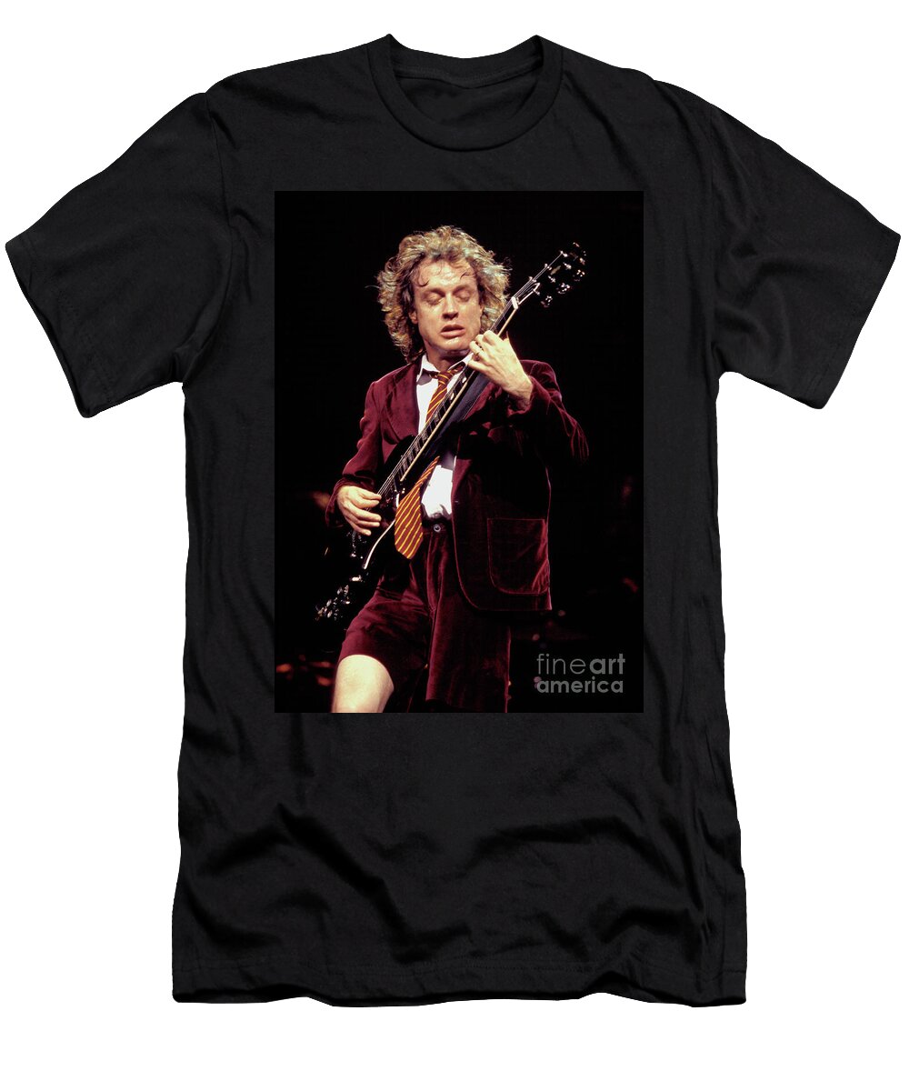 32 Angus Young Ac DC Concert Photos T-Shirt