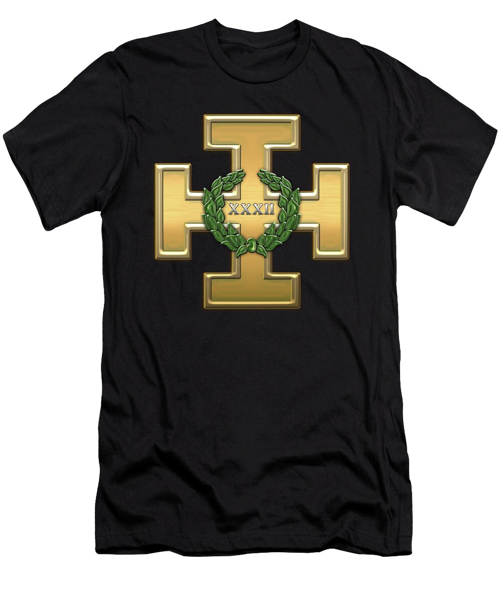 32nd Degree Mason Master of the Royal Secret Masonic Jewel Serge Averbukh T-Shirt