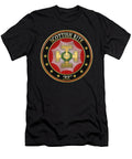 32nd Degree Master of the Royal Secret Jewel on Black Leather Serge Averbukh T-Shirt