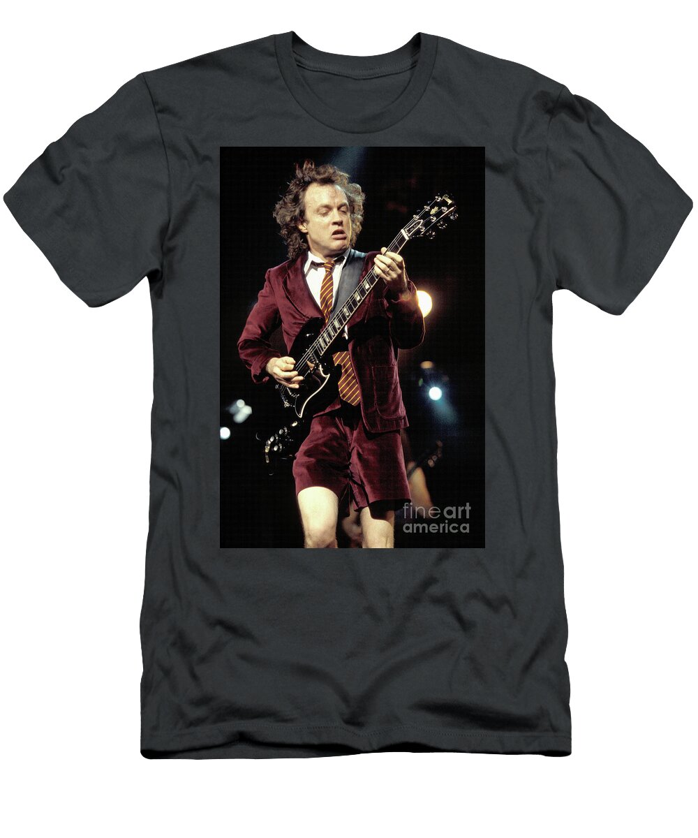 33 Angus Young Ac DC Concert Photos T-Shirt