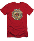 33 Scottish Rite Degrees on Red Leather Serge Averbukh T-Shirt