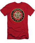 33rd Degree Inspector General Jewel on Red Leather Serge Averbukh T-Shirt