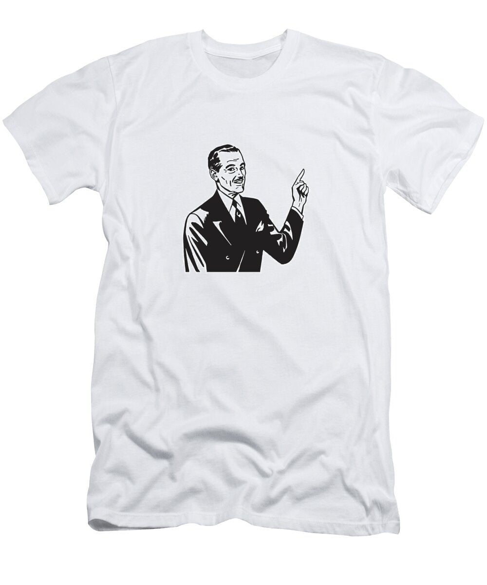 35 Man in Suit Gesturing Csa Images T-Shirt
