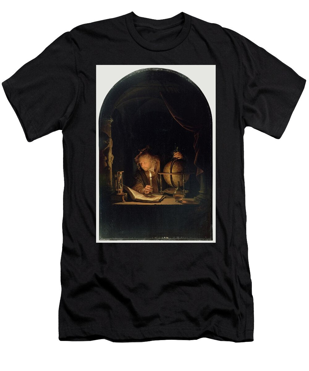 4 Astronomer By Candlelight Gerrit Dou T-Shirt