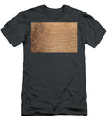 4 Brown Oak Wood Texture with Crack and Wavy Veins Pattern Abstra Dorin Puha T-Shirt