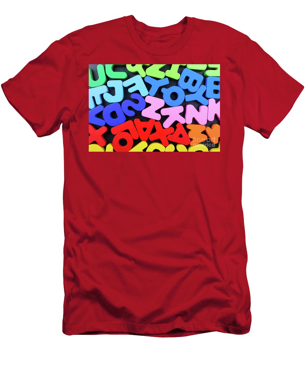 4 Colorful Letters Made of Wood Turgay Koca T-Shirt