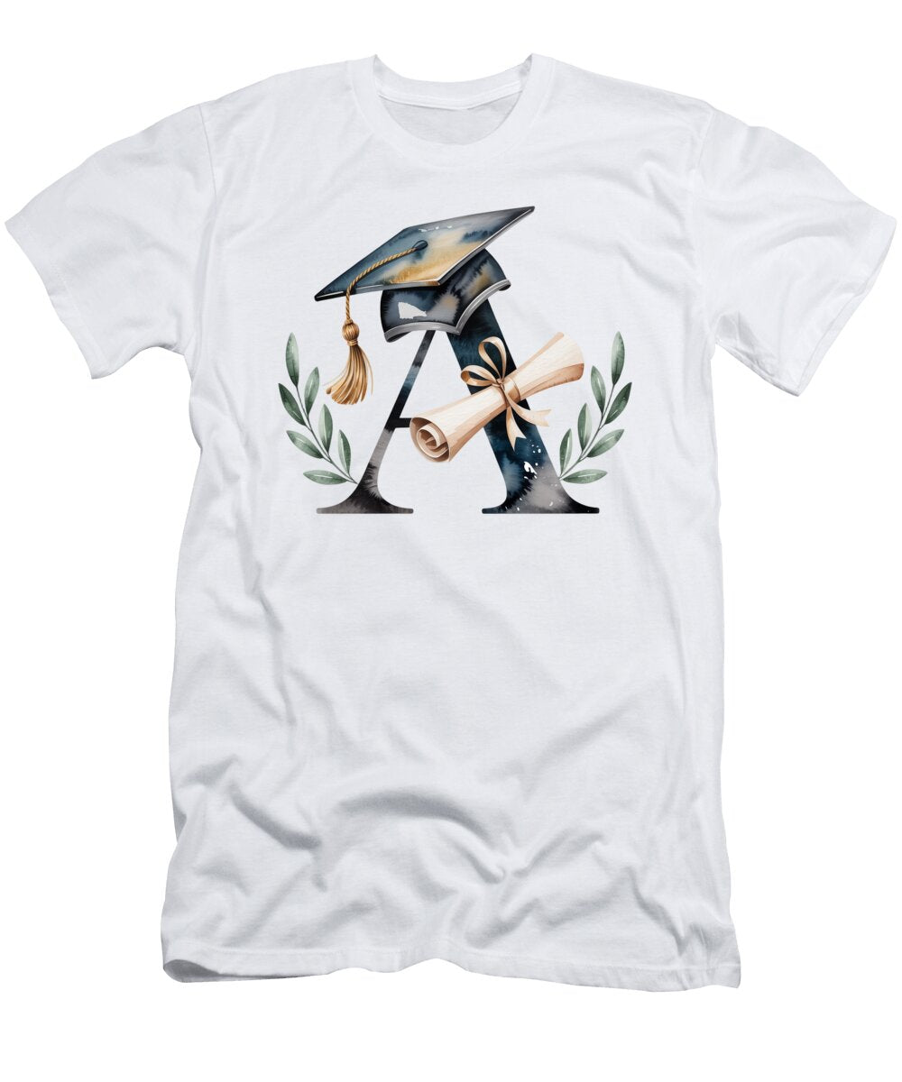 4 Graduation Cap and Diploma Joanna Redesiuk T-Shirt