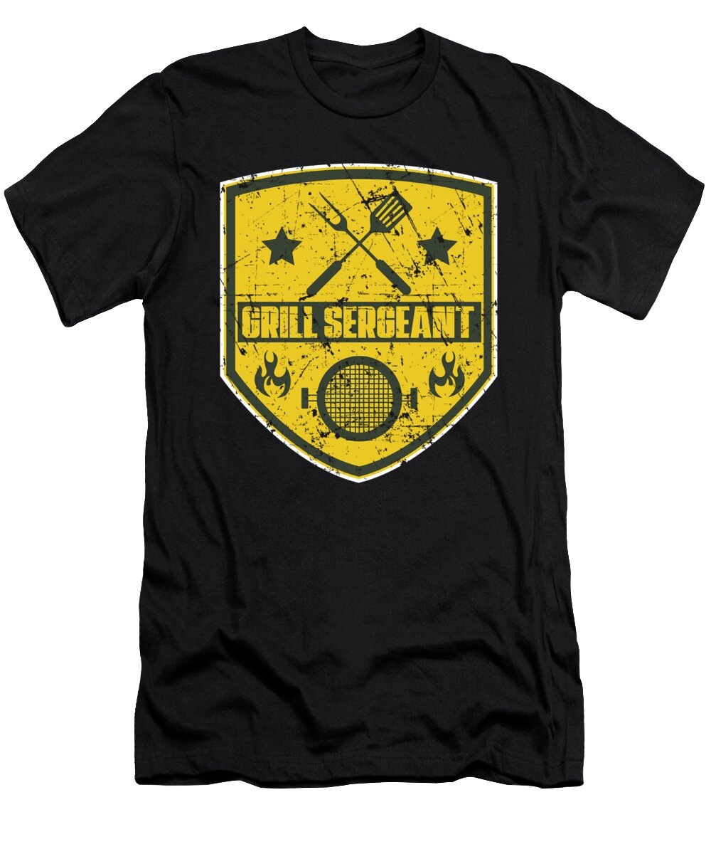 4 Grill Sergeant Barbecuing Bbq Smoker Toms Store T-Shirt