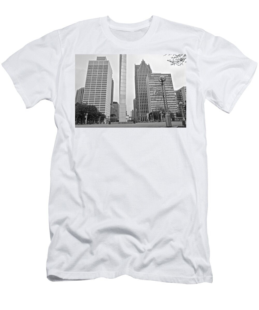 4 Hart Plaza Detroit Frozen in Time Fine Art Photography T-Shirt